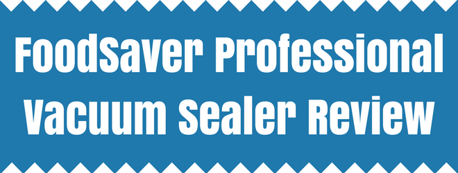 FoodSaver Professional Vacuum Sealer Review